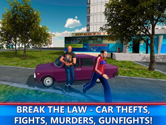Russian Mafia Crime City 3D iPad 應用截圖