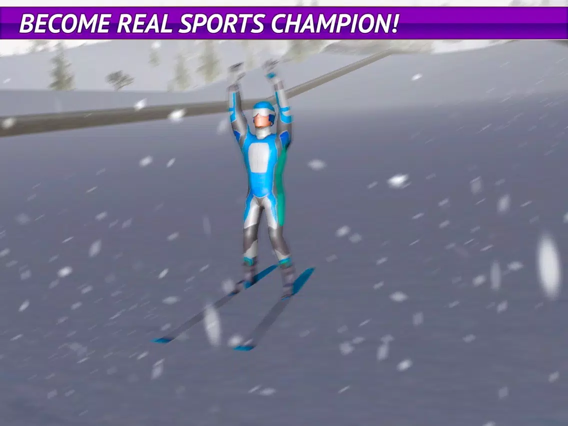 Ski Jumping Freestyle 3D Full iPad Screenshots