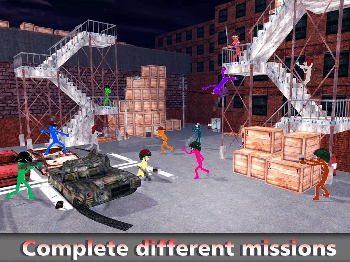 Stickman Gun Strike Shooter Full iPad  스크린샷