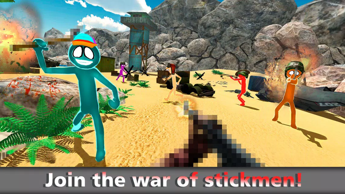 Stickman Gun Strike Shooter Full 스크린샷