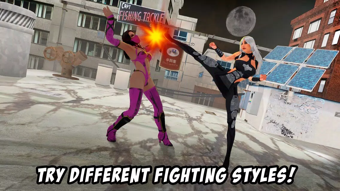 Tangkapan layar Death Kung Fu Fighting Challenge Full