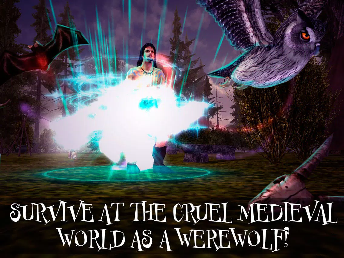 Zrzuty ekranu Night Werewolf Survival Simulator 3D Full iPad 