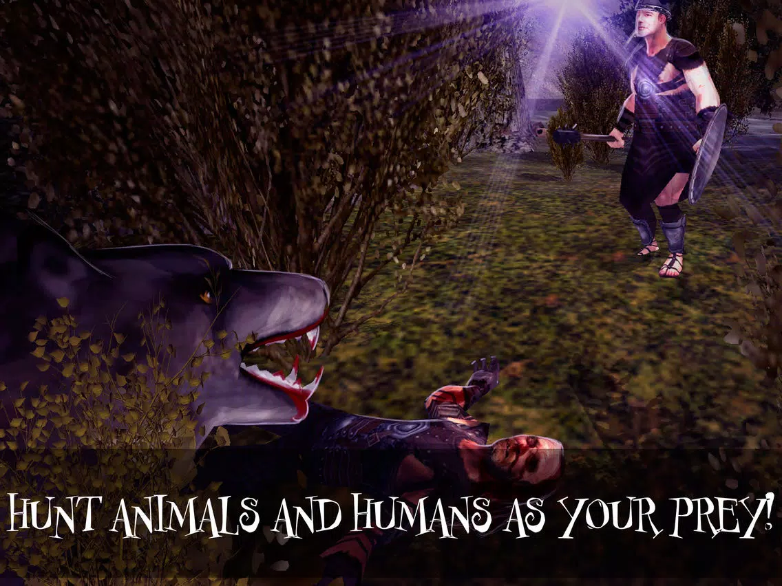 Zrzuty ekranu Night Werewolf Survival Simulator 3D Full iPad 