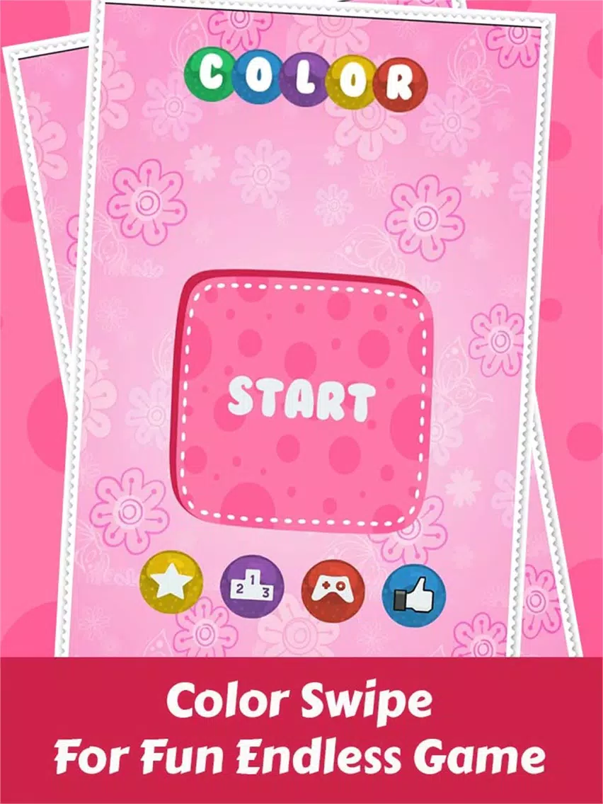 Color Swipe Fun Endless Action Shoot 'em All - Addictive Simple and Free Puzzle Game iPad Screenshots