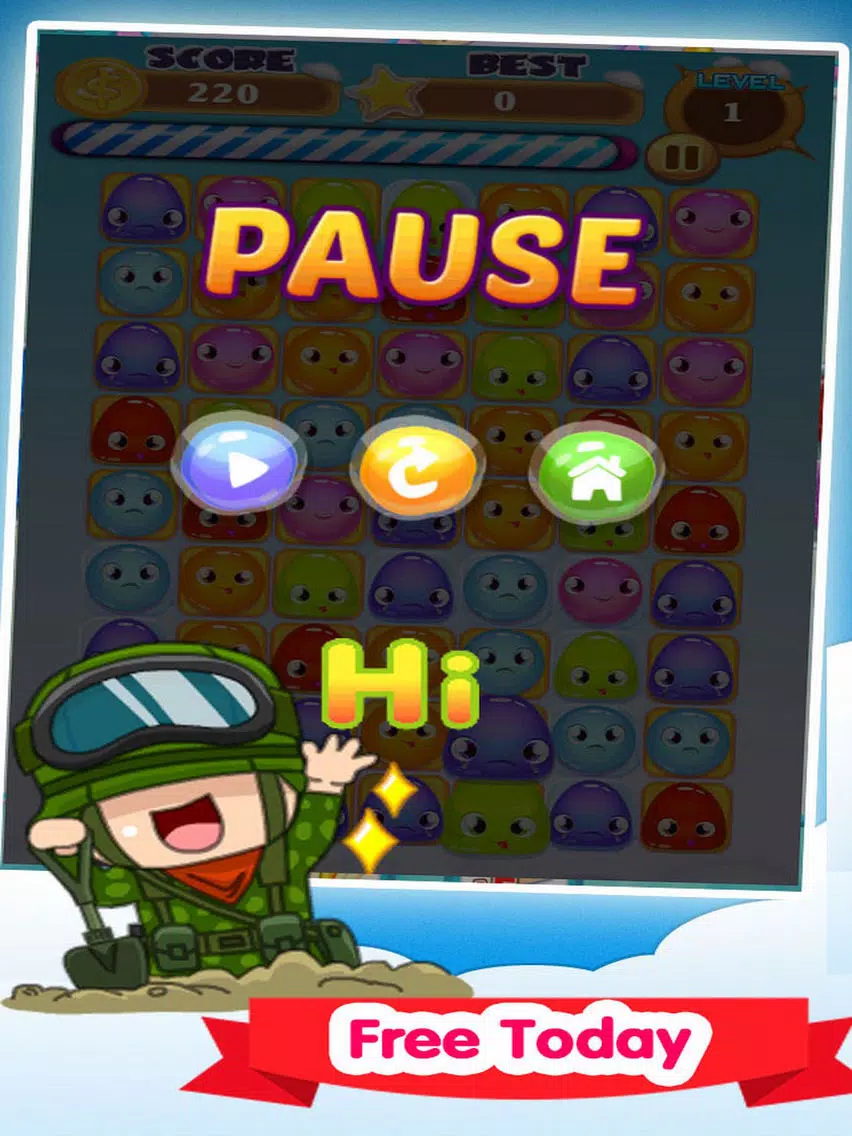 Jelly Deluxe Match 3 iPad Screenshots