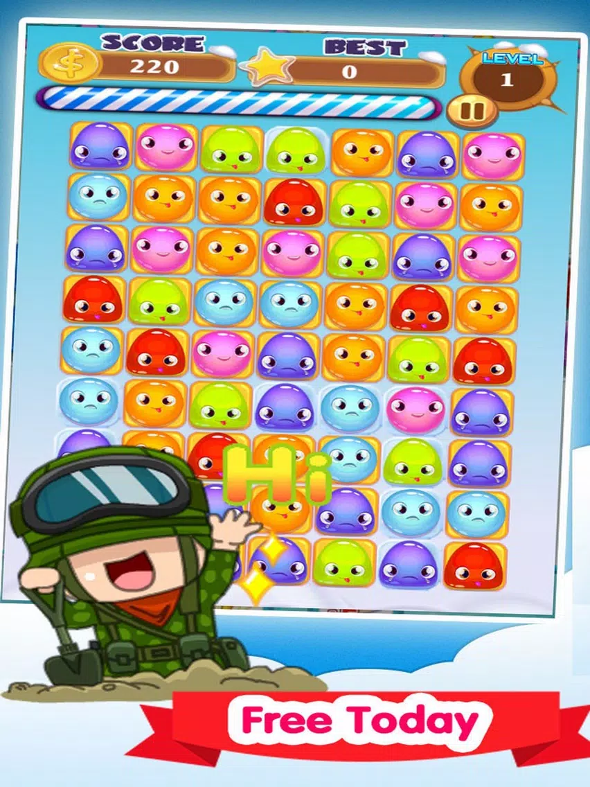 Jelly Deluxe Match 3 iPad Screenshots