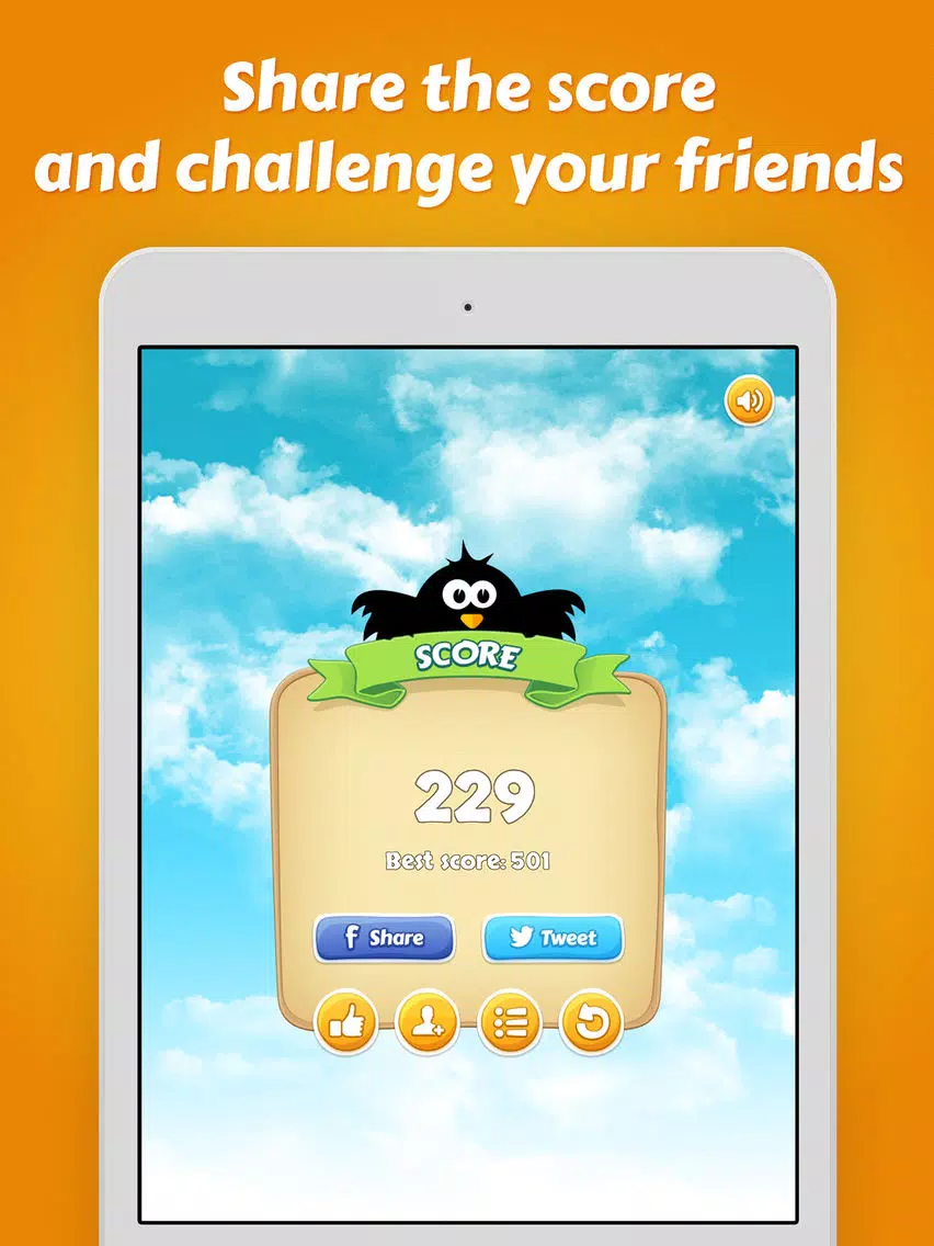 Captures d'écran de Raise the Bird iPad 