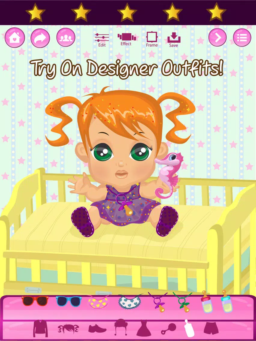 Baby Dress Up Game For Girls - Beauty Salon Fashion And Style Makeover FREE iPad Screenshots