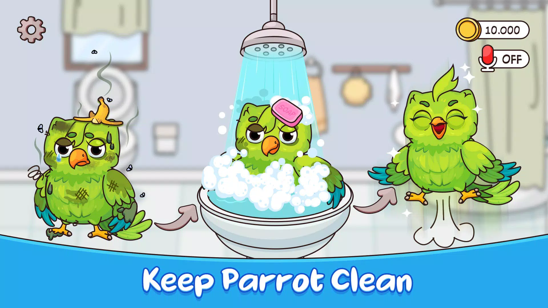 Talking Parrot - Pet Simulator Screenshots