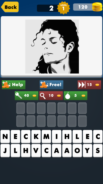 Celebrity Guess Quiz Games ~ Guessing hip hop pop music super star singers, tv & movie actors Screenshots
