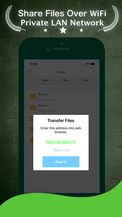 USB Transfer Files Over WiFi Screenshots