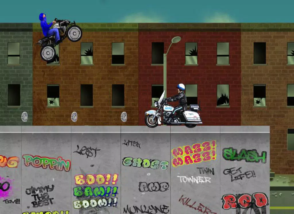 An ATV Police Escape: Extreme Crime City Run – Free HD Racing Game iPad 应用截图
