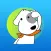 Bruno The White Dog Daily Life Sticker