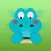 Charly The Lovely Aqua Crocodile Sticker