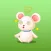 Cute Little Mouse English Sticker