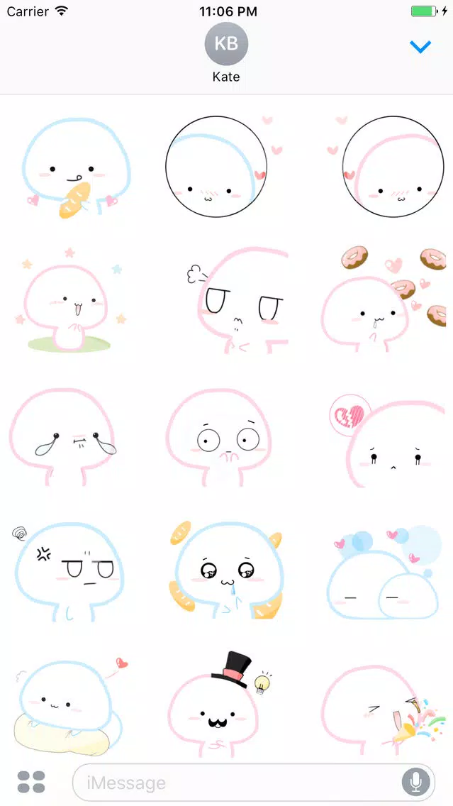 Sweet Little Candy Baby English Sticker Screenshots