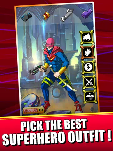 Capturas de tela do Create Superhero Captain - Dress Up Games For Batman & Superman Edition iPad 