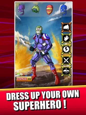 Capturas de tela do Create Superhero Captain - Dress Up Games For Batman & Superman Edition iPad 