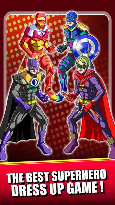 Capturas de tela do Create Superhero Captain - Dress Up Games For Batman & Superman Edition