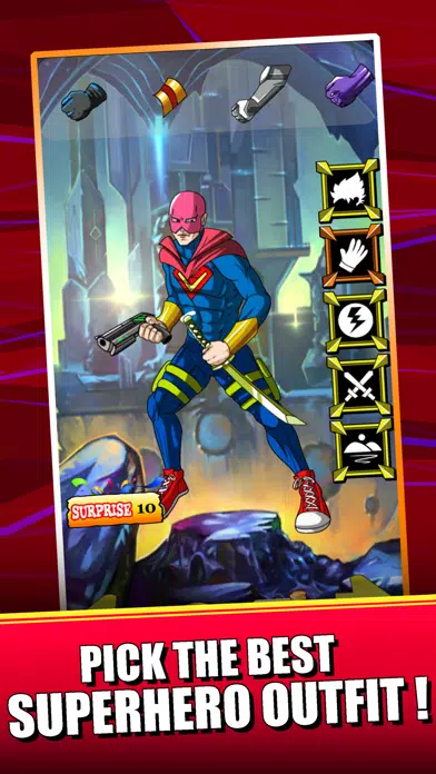 Capturas de tela do Create Superhero Captain - Dress Up Games For Batman & Superman Edition