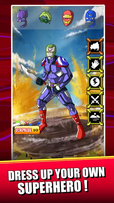 Capturas de tela do Create Superhero Captain - Dress Up Games For Batman & Superman Edition