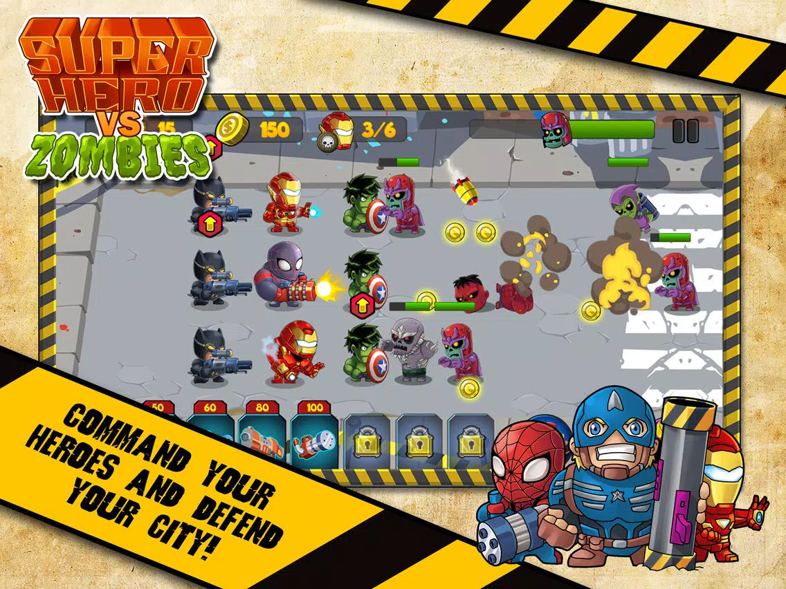 Super.Hero Defense Game for Bat.man V Super.man iPad  Screenshots