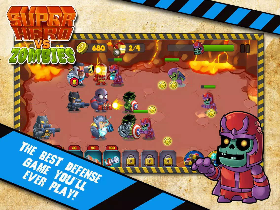 Super.Hero Defense Game for Bat.man V Super.man iPad  Screenshots