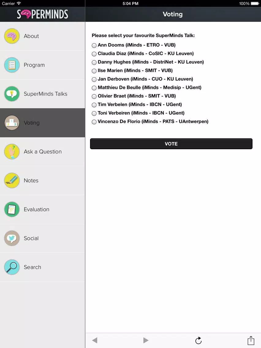 SuperMinds iPad Screenshots