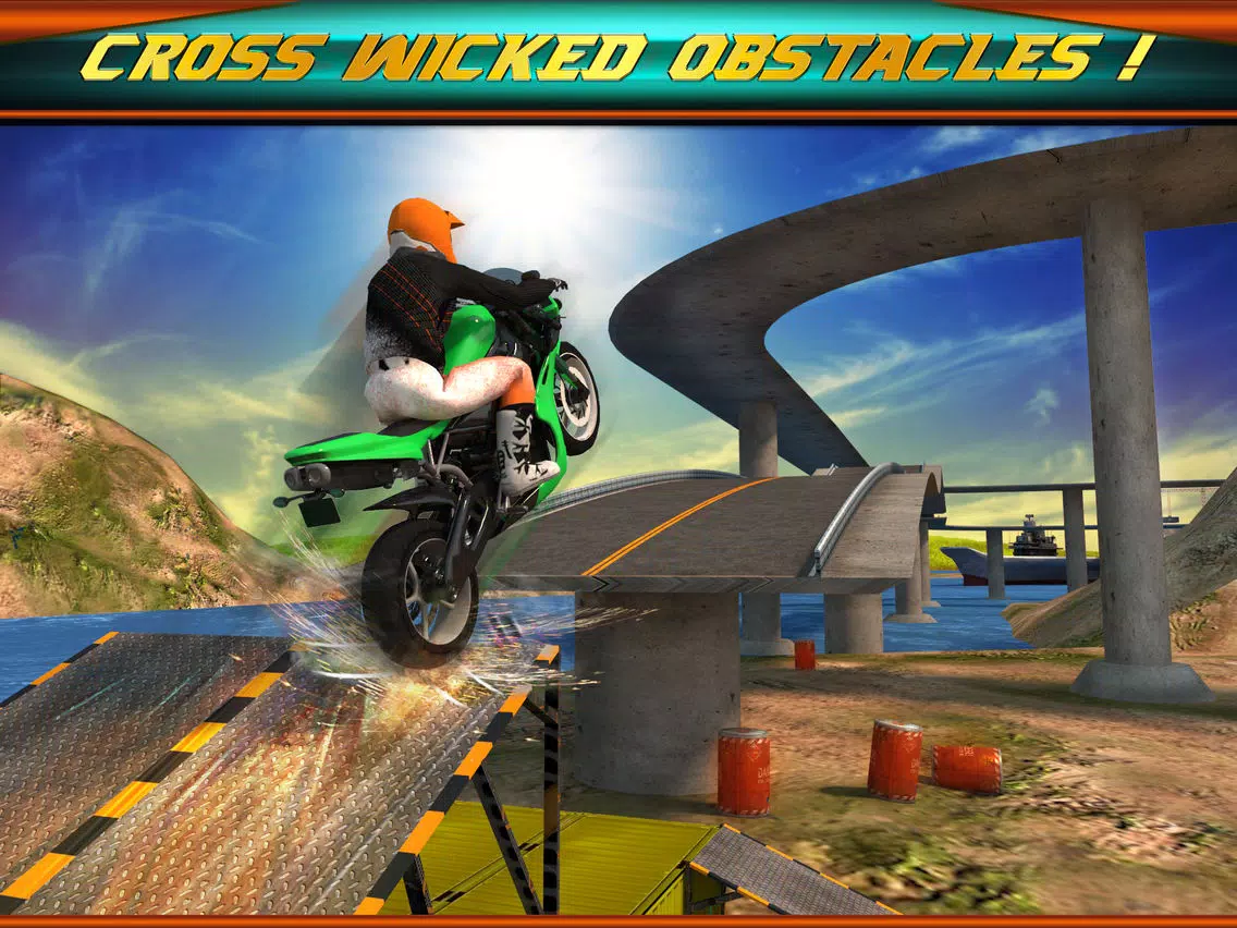Extreme Bike Stunts 3D iPad  Screenshots