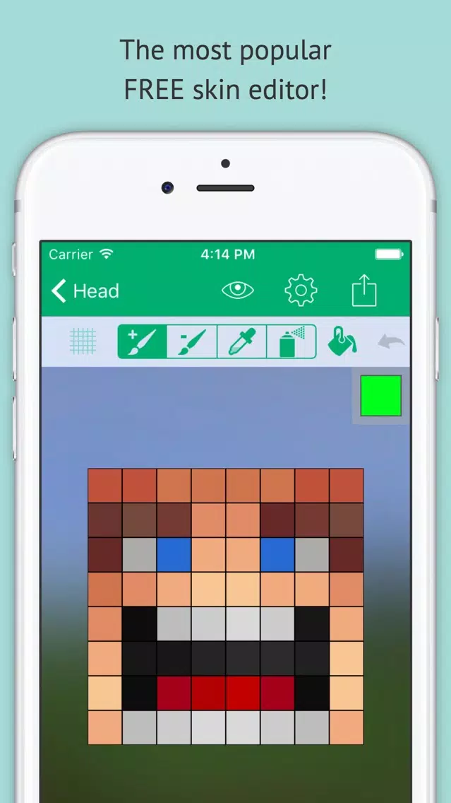 ภาพหน้าจอของ Skin Editor: Minecraft Creator Edition