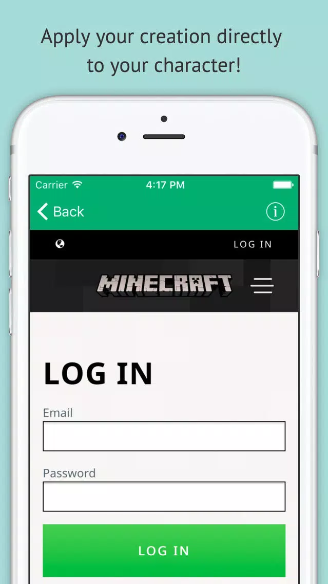 ภาพหน้าจอของ Skin Editor: Minecraft Creator Edition