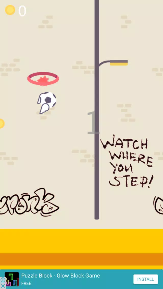 Tangkapan layar Tappy Shots - Ball