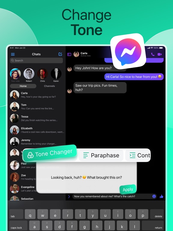 AI Type: Al Keyboard Extension iPad স্ক্রিনশট