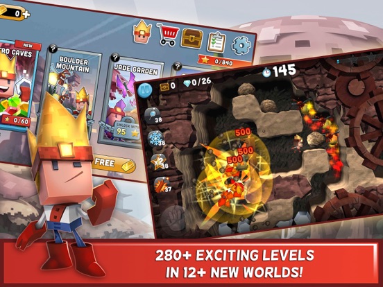 Capturas de tela do Boulder Dash® 30th Anniversary iPad 