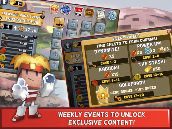 Capturas de tela do Boulder Dash® 30th Anniversary iPad 