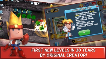 Capturas de tela do Boulder Dash® 30th Anniversary