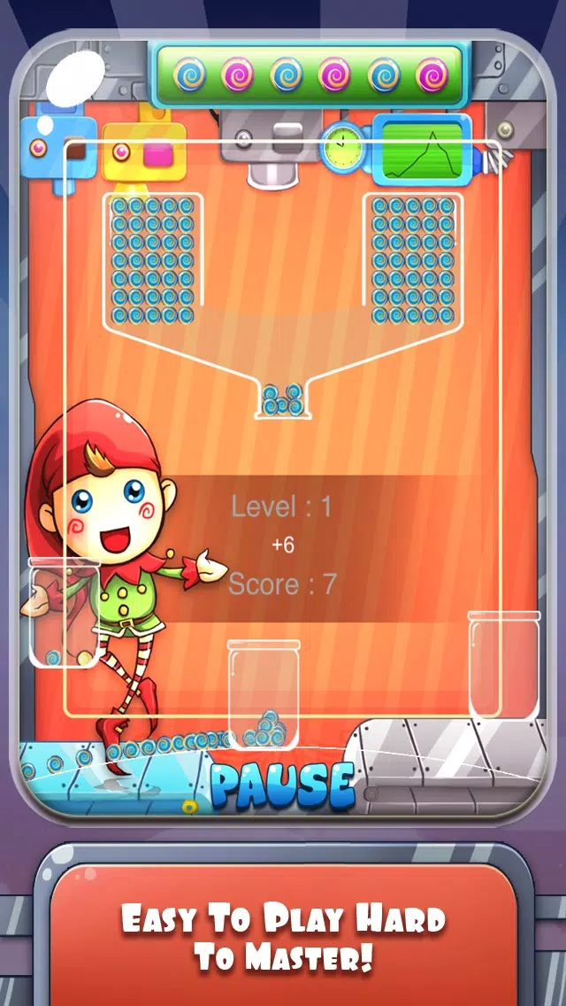 100 Candy Balls Classic Free - Catch And Collect The Falling Jelly Sweet Candy Ping Pong Balls Screenshots