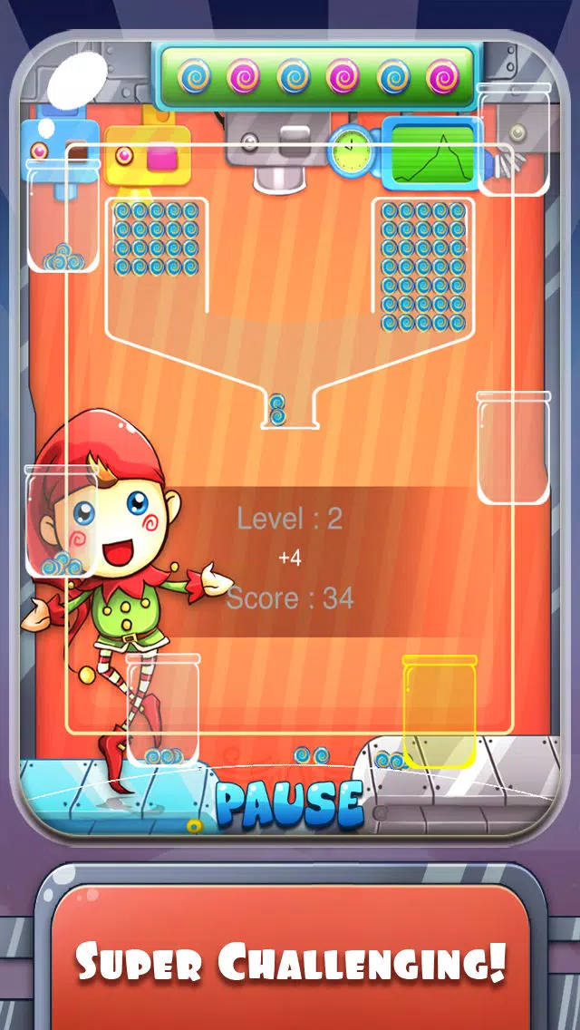 100 Candy Balls Classic Free - Catch And Collect The Falling Jelly Sweet Candy Ping Pong Balls Screenshots