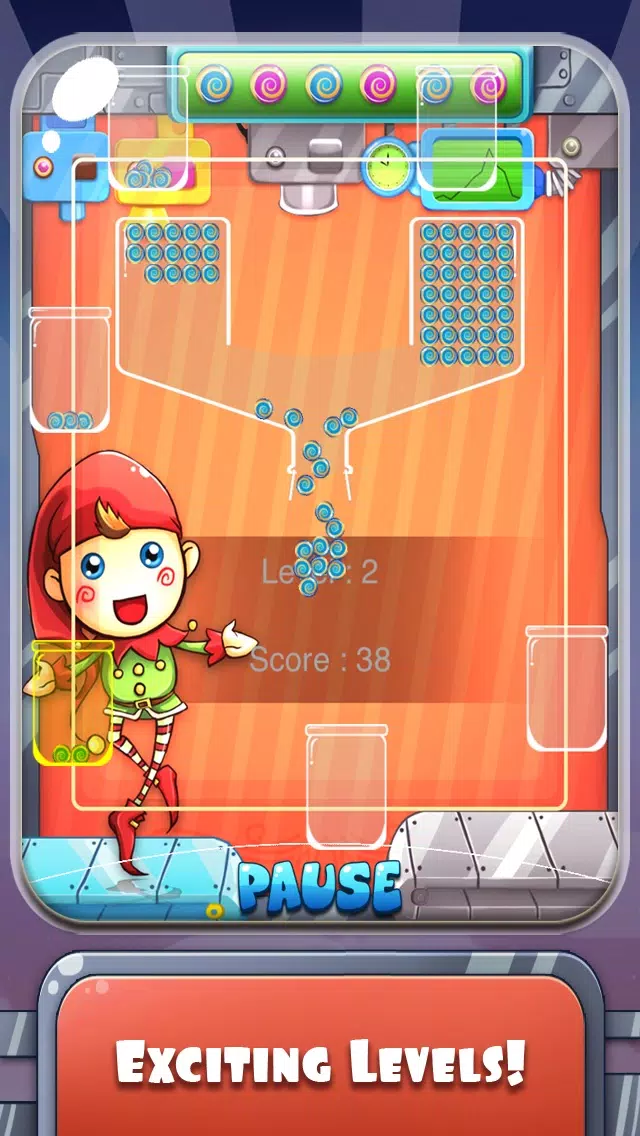 100 Candy Balls Classic Free - Catch And Collect The Falling Jelly Sweet Candy Ping Pong Balls Screenshots