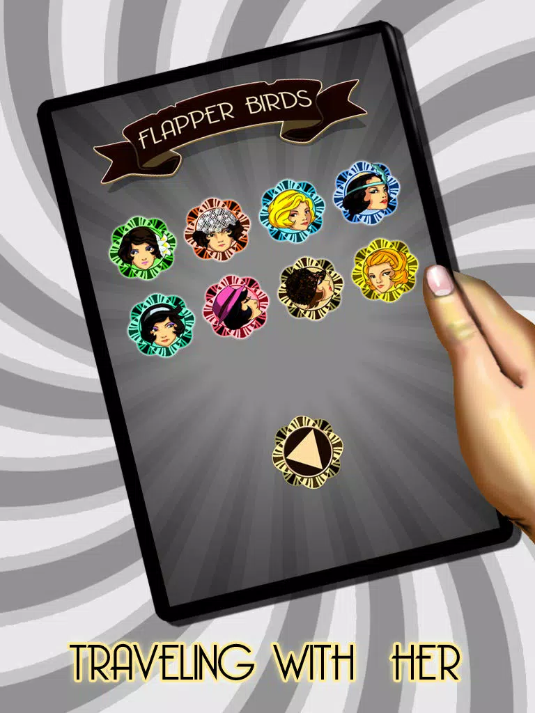 Flapper Birds - The 1920's High Flying Action Adventure, Fall and Rescue Game iPad Screenshots