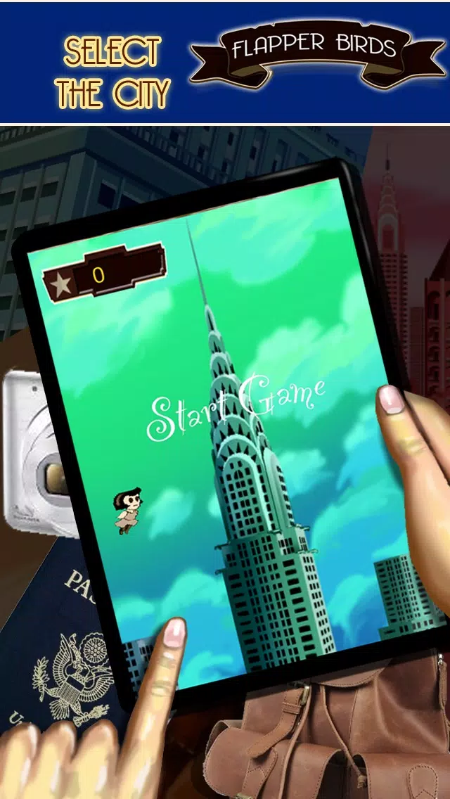 Flapper Birds - The 1920's High Flying Action Adventure, Fall and Rescue Game Screenshots