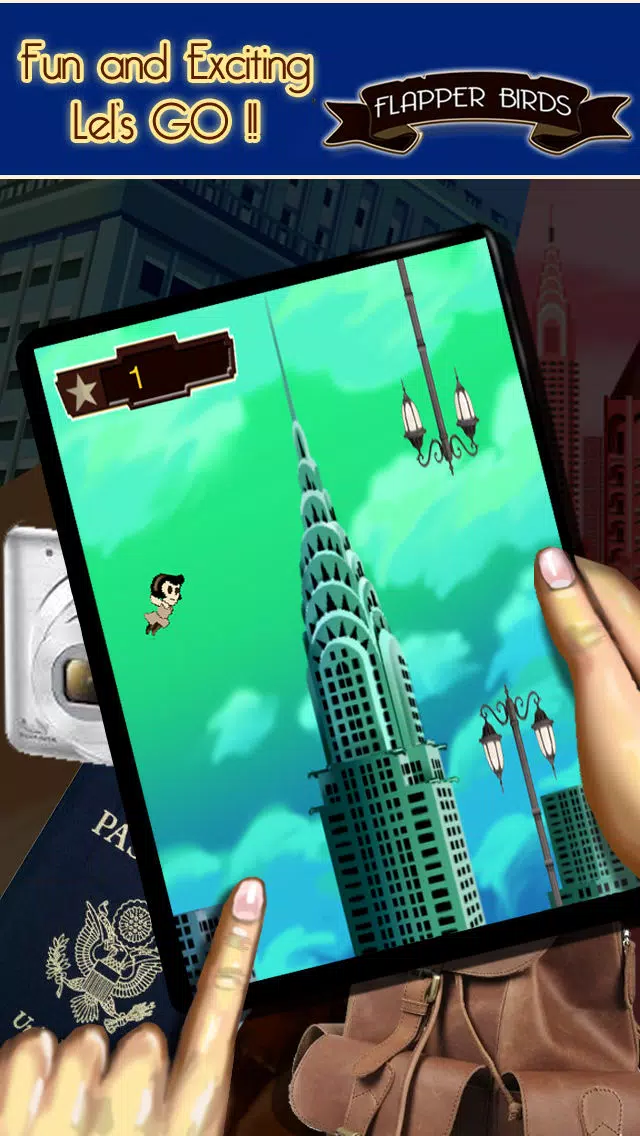 Flapper Birds - The 1920's High Flying Action Adventure, Fall and Rescue Game Screenshots