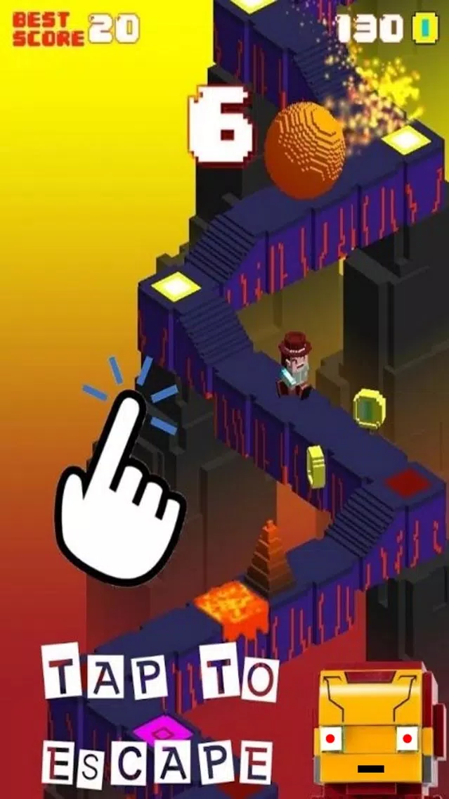 Capturas de tela do Tap Tap Escape