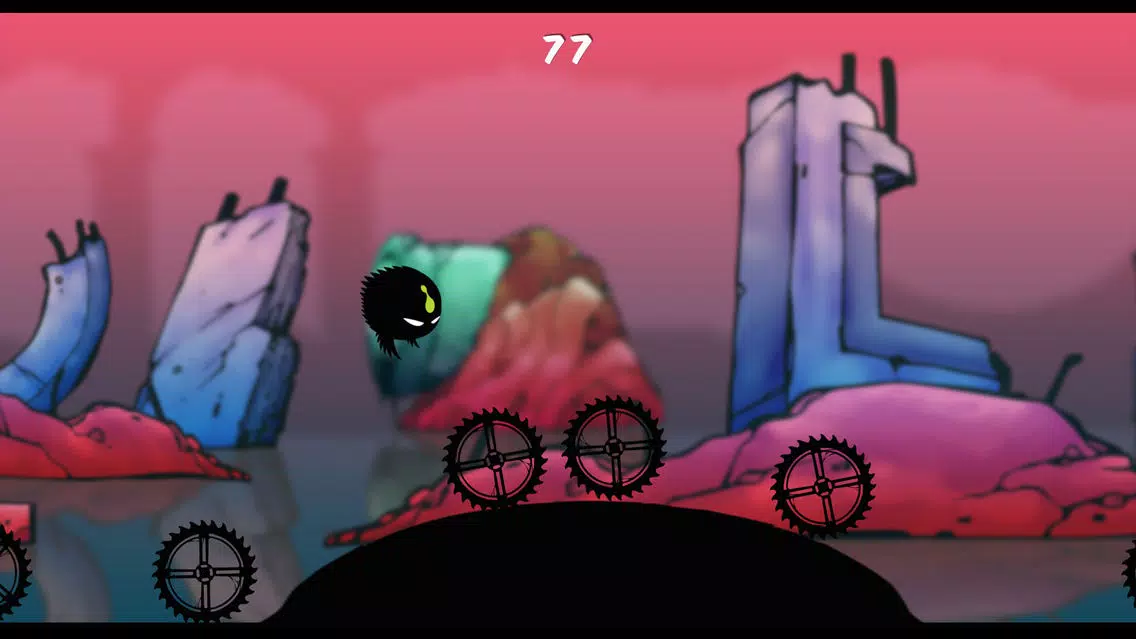 Shadow - Mad Ball Jumping Adventures स्क्रीनशॉट