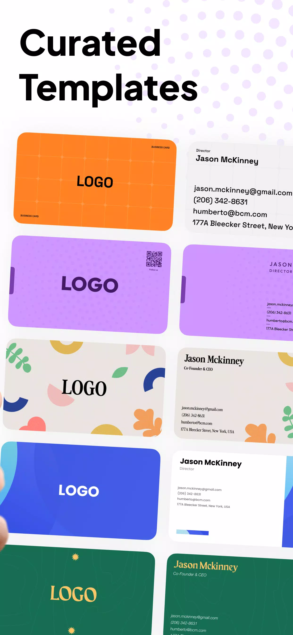 Business Card Maker Screenshots