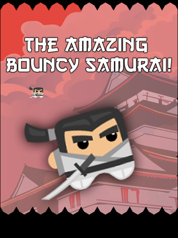 Bouncy Samurai - Tap to Make Him Bounce, Fight Time and Don't Touch the Ninja Shadow Spikes iPad  Ekran Görüntüleri