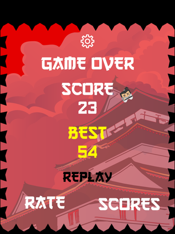 Bouncy Samurai - Tap to Make Him Bounce, Fight Time and Don't Touch the Ninja Shadow Spikes iPad  Ekran Görüntüleri