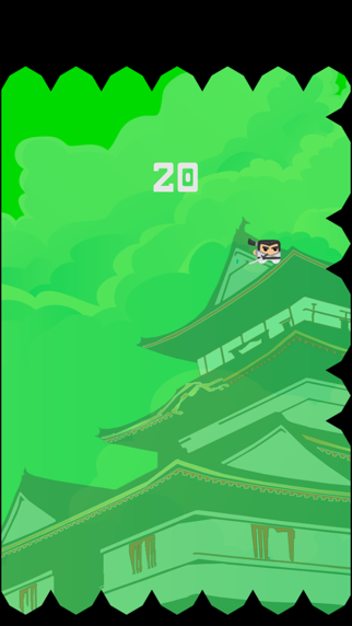 Bouncy Samurai - Tap to Make Him Bounce, Fight Time and Don't Touch the Ninja Shadow Spikes Ekran Görüntüleri