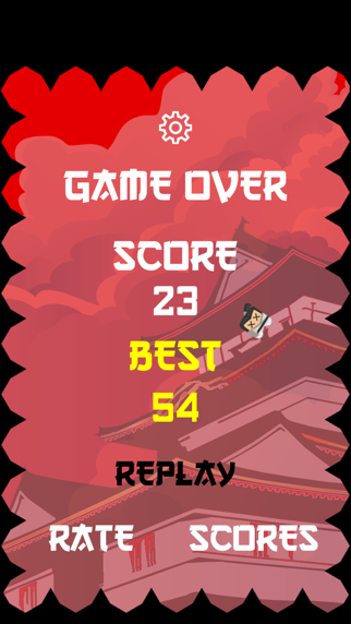 Bouncy Samurai - Tap to Make Him Bounce, Fight Time and Don't Touch the Ninja Shadow Spikes Ekran Görüntüleri