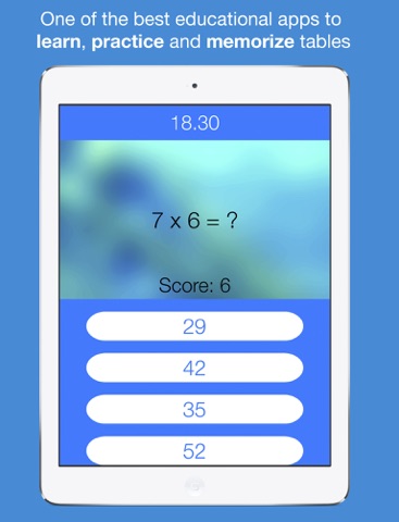 Screenshot di Times Tables Quiz - Cool & Fun Multiplication Table Math Solver Games iPad 